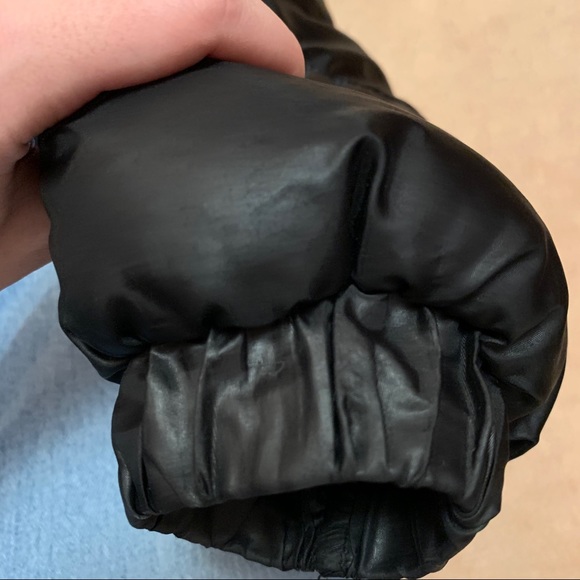 BLACK PUFFER COAT SHORT - Picture 13 of 14